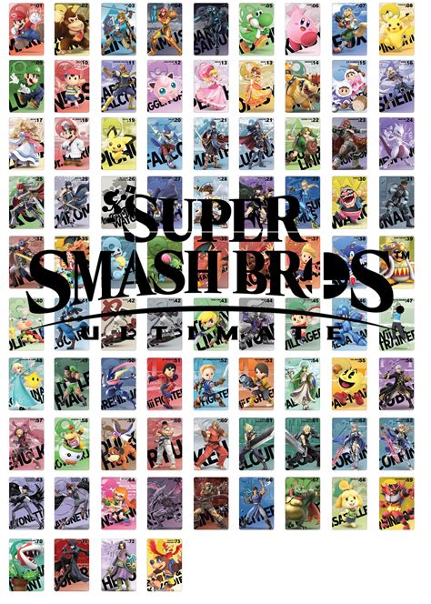 super smash bros ultimate cards 